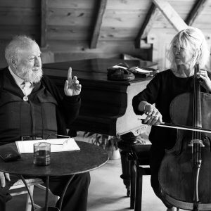 Michel Butor accompagné par Catherine Warnier (violoncelle)