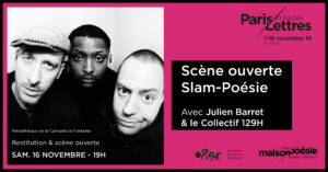 Scène ouverte Slam-Poésie